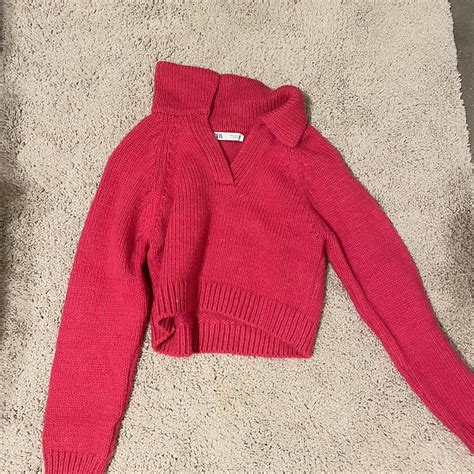 pink zara sweater|zara pink fur sweatshirt.